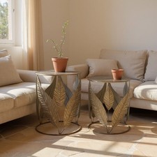 Nest of Tables Gold Leaf