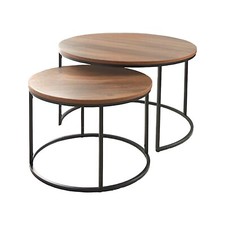 Nest of 2 Coffee Table Round