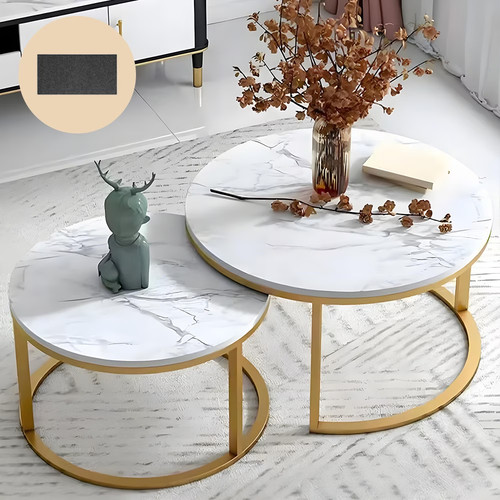 Round coffee tables set 2 - of,