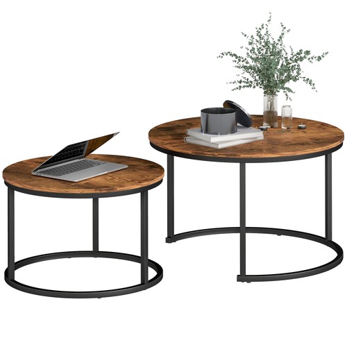 Homcom marble coffee table - homcom,