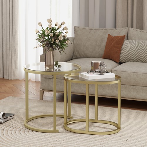 Coffee table set - table, modern