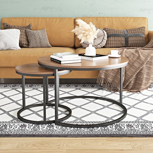 Nesting coffee tables set - nesting,