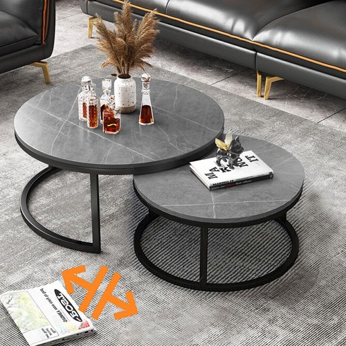 2pcs industrial marble round - 2pcs,